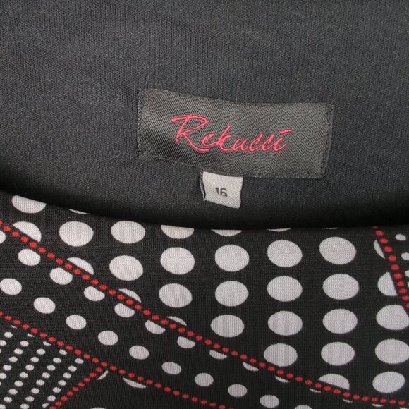 Rekucci 3/4 Sleeve Polka Dot Midi Dress - Picture 2 of 5